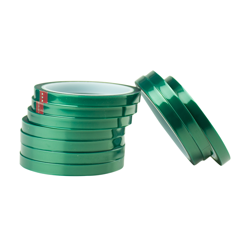 PET Green Polyester Tape with Silicone Adhesive for High Temperature Masking